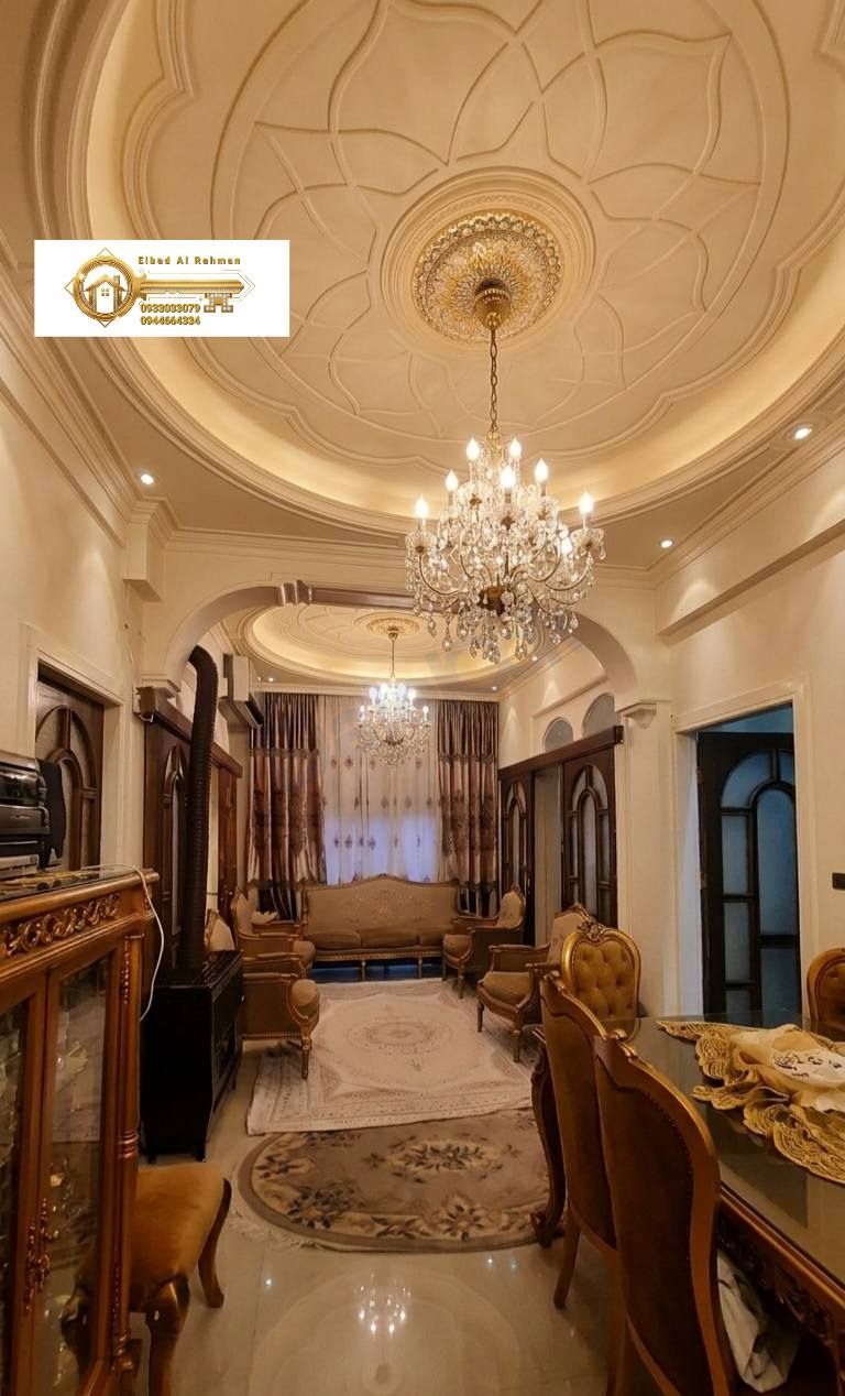 For sale a distinctive apartment in Rukn al-Din next to the Abu al-Nour Complex Junction (Tal 'at al-Maysat) overlooking the main street