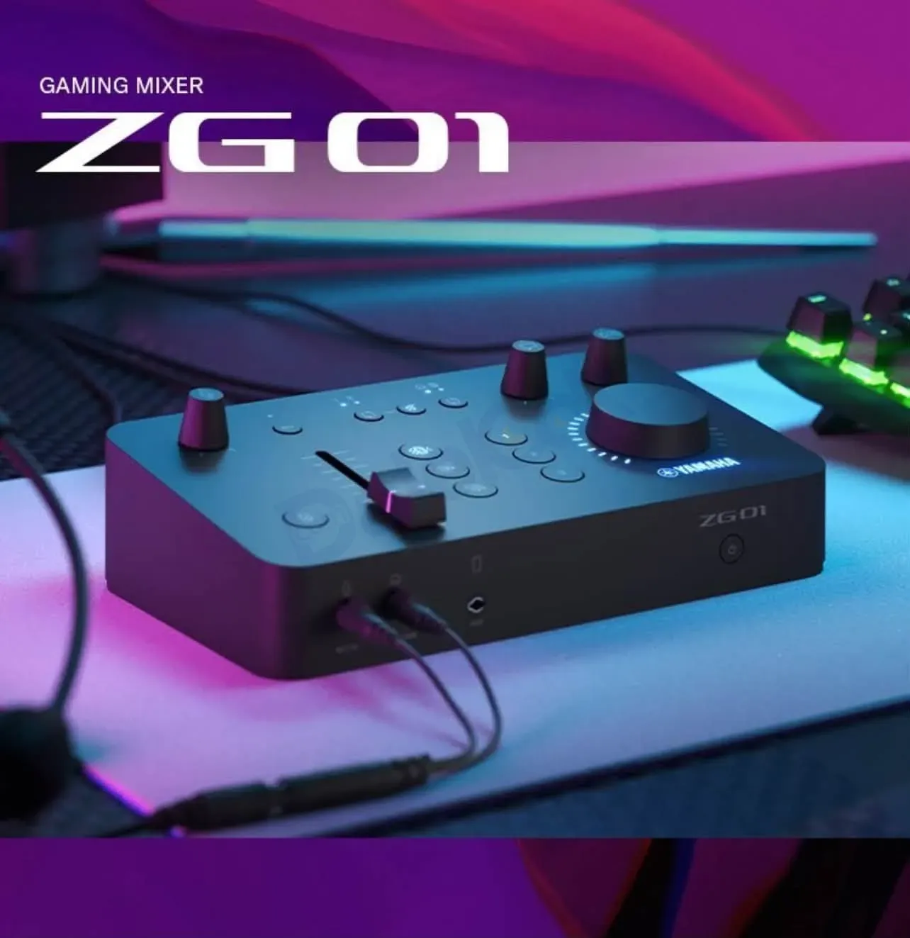 حزمة خلاط الألعاب ZG01 وسماعة الألعاب YH - G01 للبيع جديد