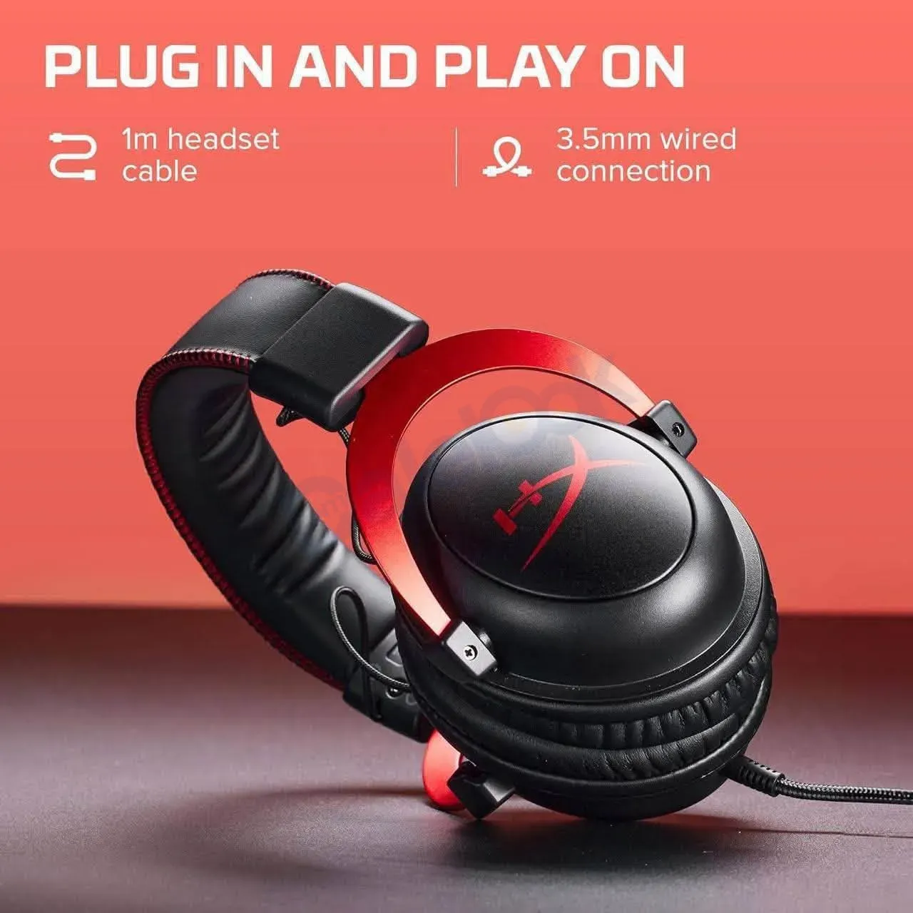 صندوق سماعات HyperX Cloud II للبيع مفتوح