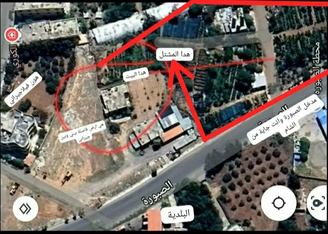 للبيع بيت مع أرض من المالك في الصبورة